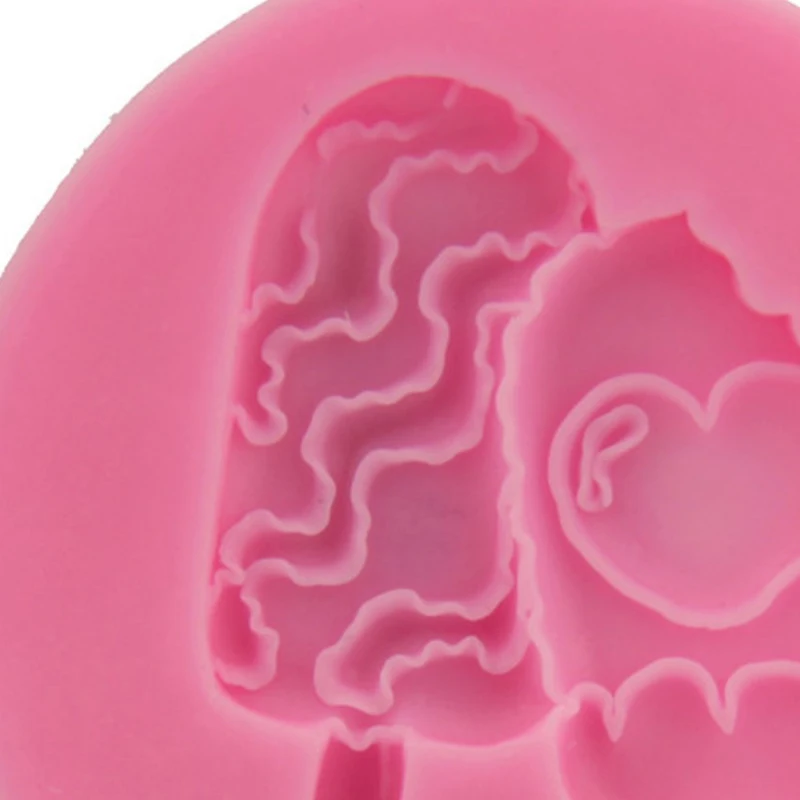 Lollipop ice cream fondant cake mold Non-Stick Reusable DIY cake fondant tools baking DIY appliances kitchen tools