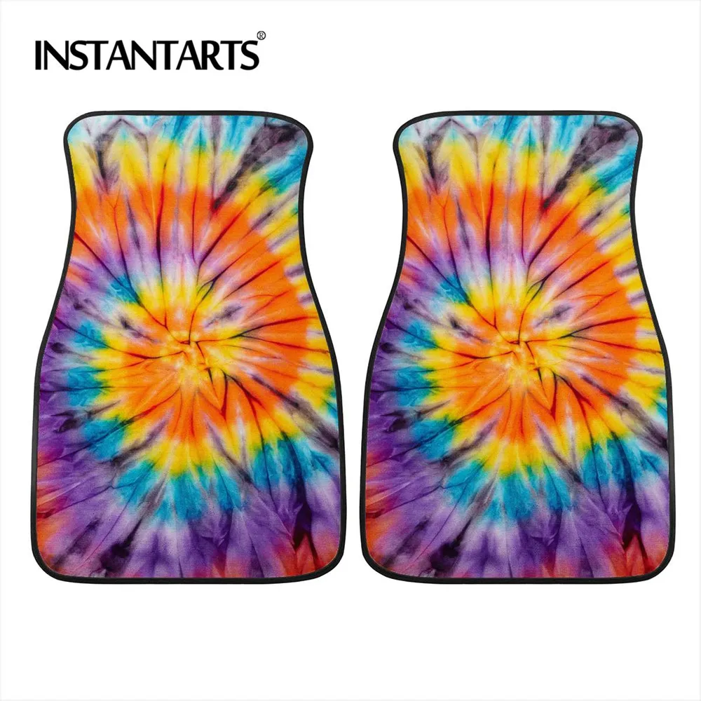 

Цветной коврик INSTANTARTS с рисунком, напольные коврики для автомобилей, модный автомобильный коврик для пола, моющиеся аксессуары, ковер, попул...