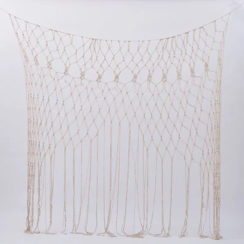 Богемные Макраме Тканые Ручной Работы Висячие гобелены свадебный фон дверь