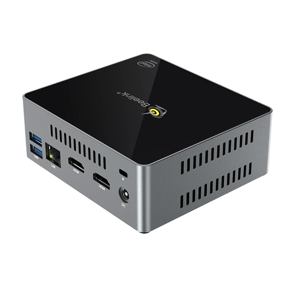 Мини-ПК Beelink J34 Win10 Apollo Lake Celeron J3455 8 Гб SSD 128 ГБ двойной экран гигабитный LAN