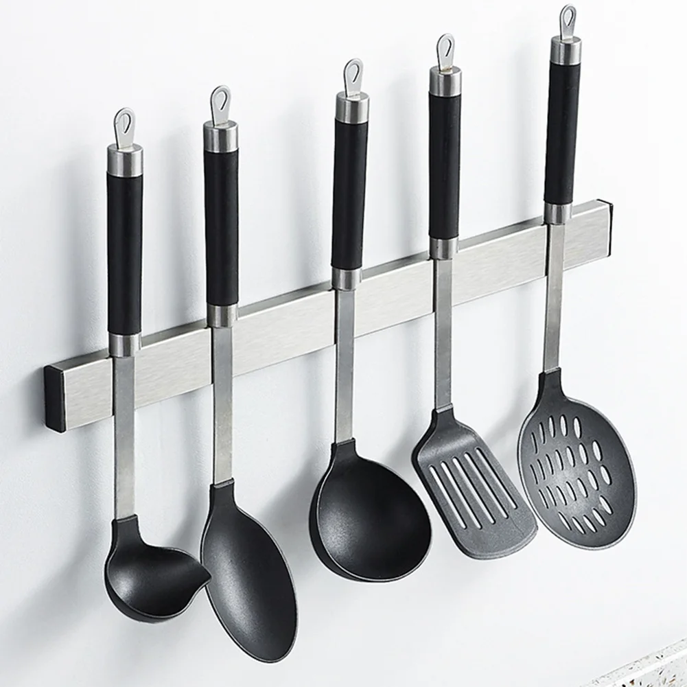 Домашний мощный магнитный для ножей вешалка хранения инструмент полка кухни