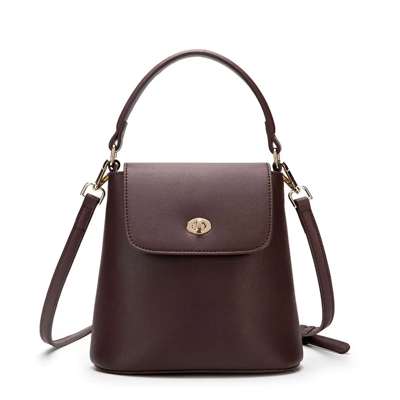 

Bag 2021 New Women's Bag Mori Small Bag Lock Casual Simple Shoulder Messenger Bag Mini Bucket Bag