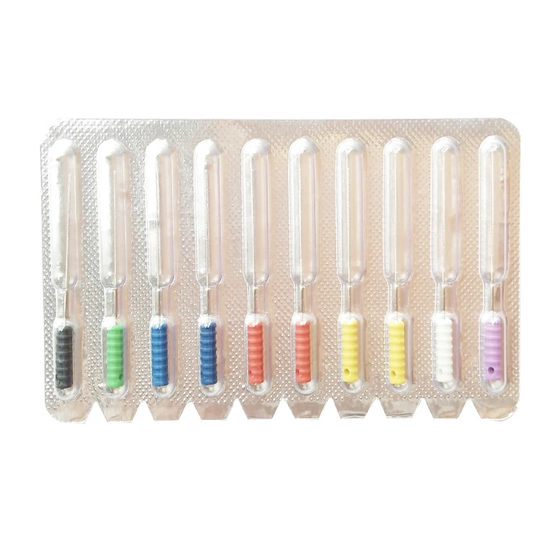 Стоматологическая Очистка корневого канала гладкая игла квадратный протяжки 10