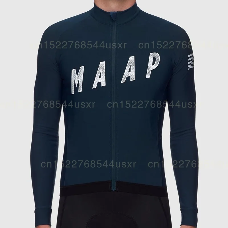 Осень Maap длинный рукав Велоспорт Джерси 2019 UCI Команда Гонки толстовка мужская