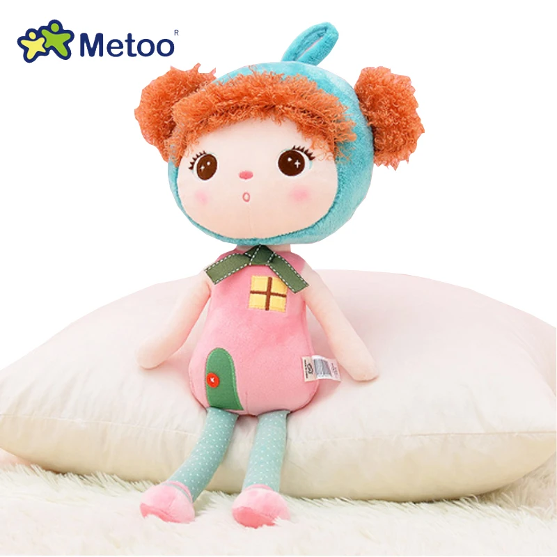 Metoo кукла Анджела 50 см kawaii Плюшевые игрушки в виде животных с плюшевой набивкой детские игрушки из мультфильмов, подарок на день рождения коала "Панда" Олень "Божья коровка клубника