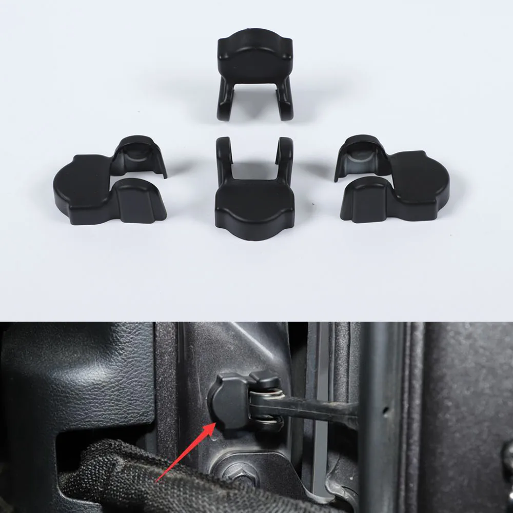 

4 шт., заглушки для двери автомобиля Jeep Wrangler JL For Jeep JT Gladiator 2018