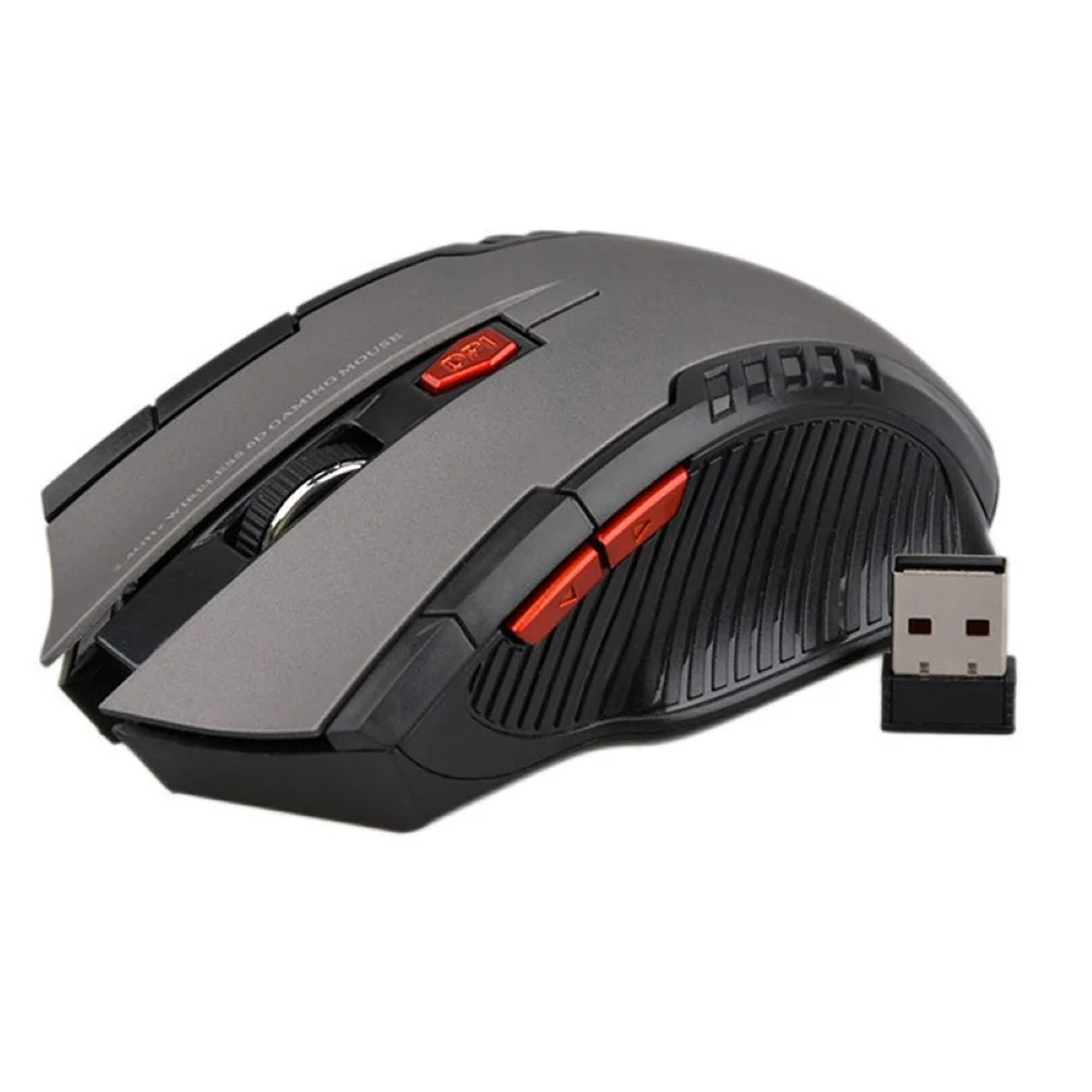 Souris de jeu optique sans fil 2 4 GHz souris pour ordinateur портативный ПК noi r аксессуары informatiques haute qualité |