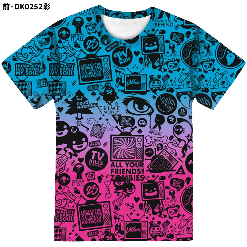 Летняя мужская и женская одежда футболка с принтом кота модная повседневная