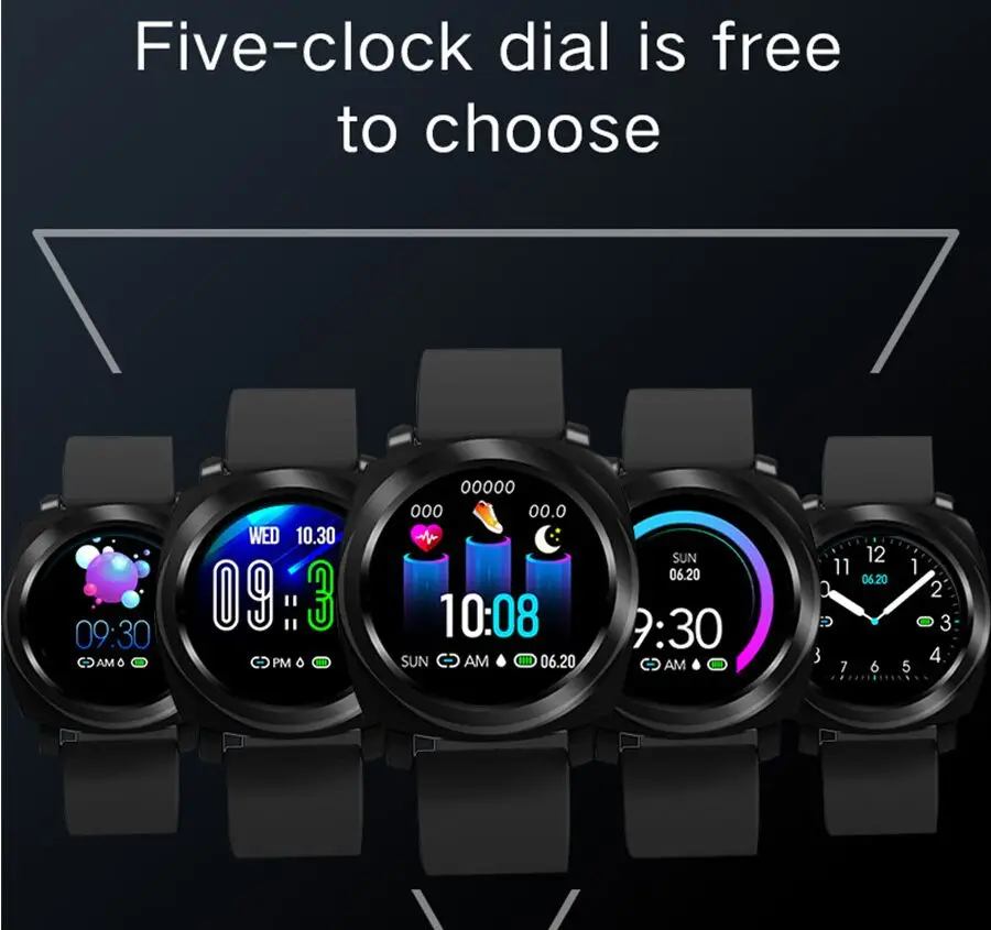 

696 B11 Smart Watch Waterproof Heart Rate Monitor Blood Pressure Smartwatch Women Wearable Watch Men Multiple Sport Mode