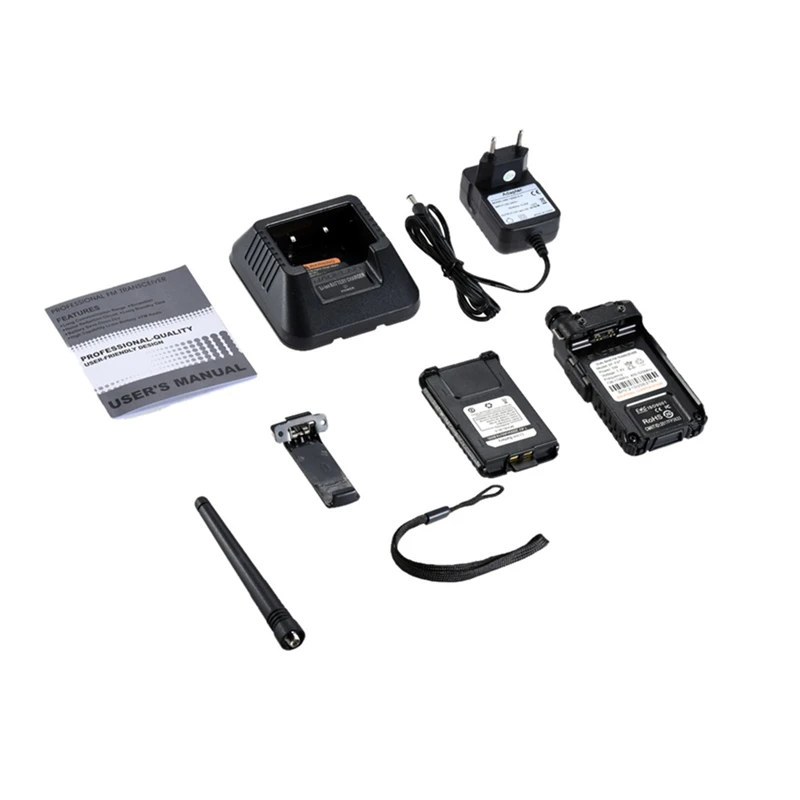 Baofeng F8+ Walkie Talkie Police Two Way Radio Pofung Dual Band Outdoor Long Range VHF UHF Ham Transceiver