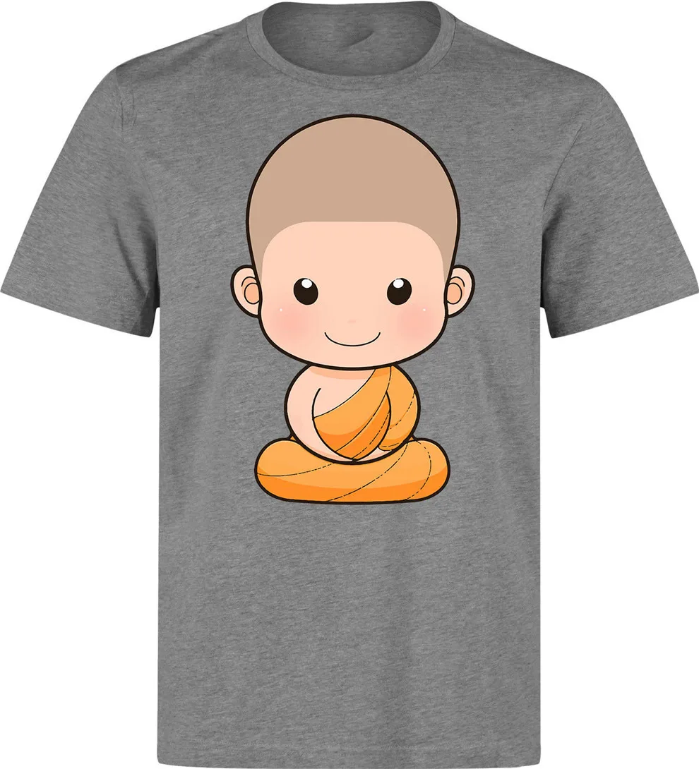 Милая оранжевая футболка в стиле буддийского монаха Toga для мужчин (доступно