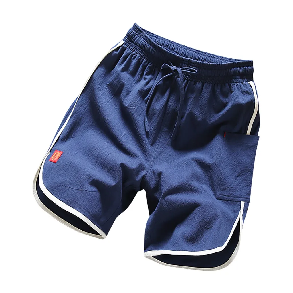 2020 мужские бриджи из искусственного хлопка с несколькими карманами модные шорты