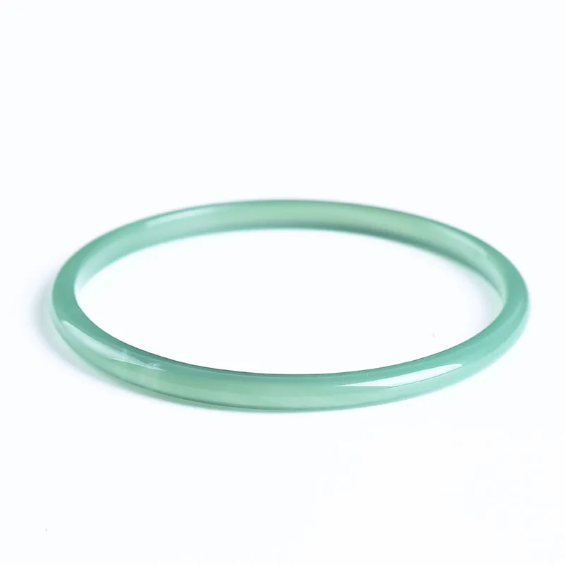 

Designer New Natural Ice Agate Bracelet Narrow Lovely Baitie Fashion Chalcedony bangle