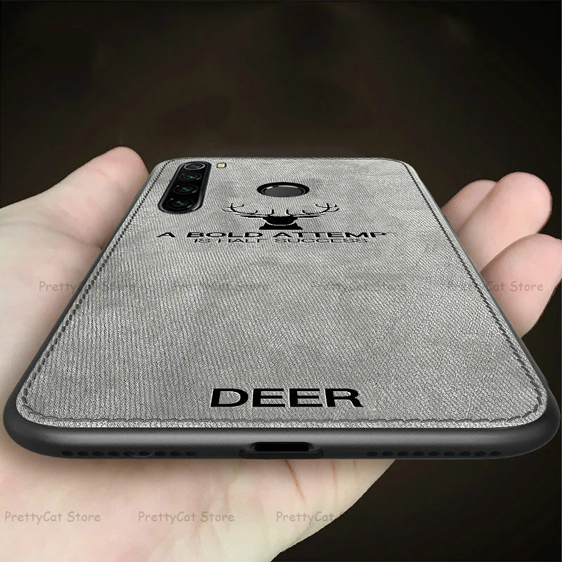 

Anti Fall Deer Cloth Phone Case For Xiaomi Mi POCO F3 X3 NFC F1 9 SE A2 Lite Redmi Note 9S Note 10 9 8 7 Pro 8T 8A Cover Coques