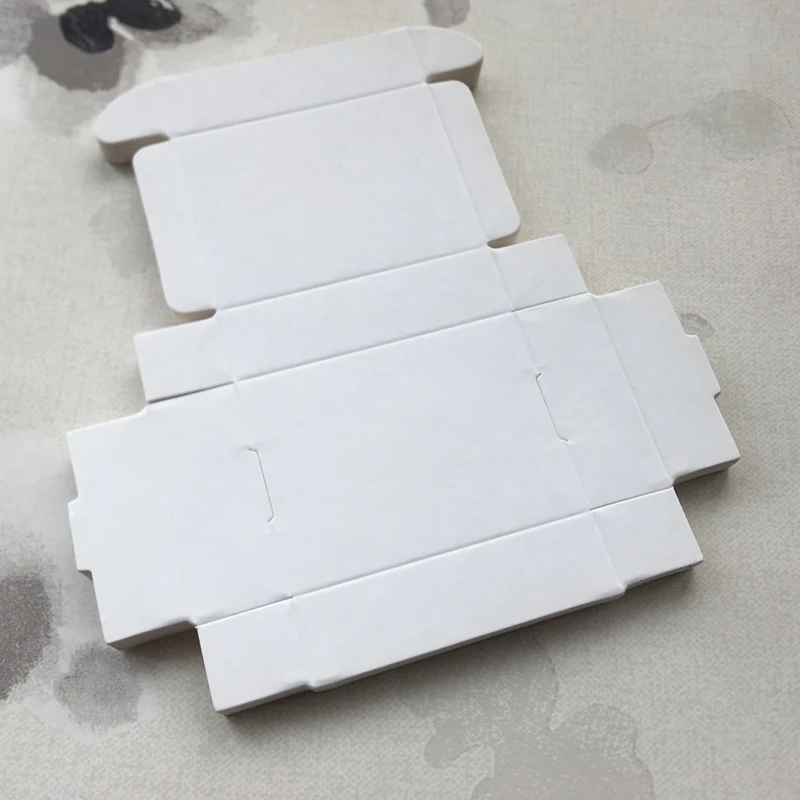 20 шт. белая Подарочная коробка Гофрированная для празднивечерние НКИ картонная