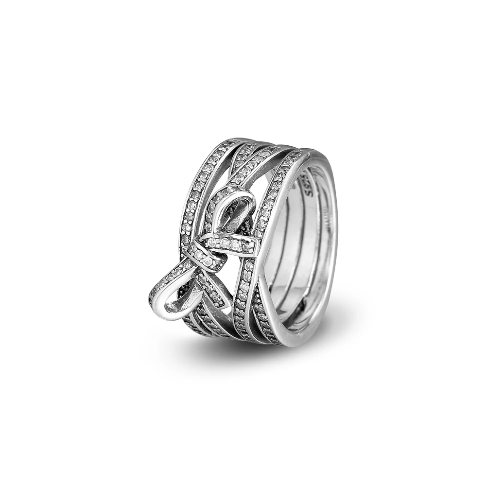 

Genuine 925 Sterling Silver Rings for Women Delicate Sentiments Finger Ring Party Wedding Jewelry Gift anillos Wholesale