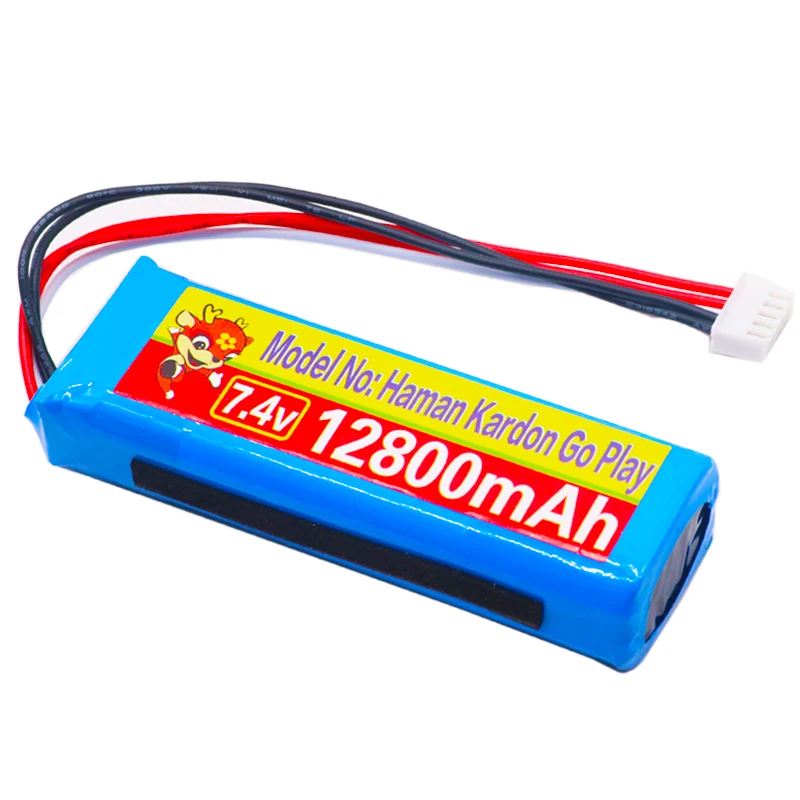 12800mAh Battery 7.4V for Harman Kardon Go Play Mini Speaker Li-Polymer Lithium Polymer Rechargeable Accumulator Replacement | Электроника