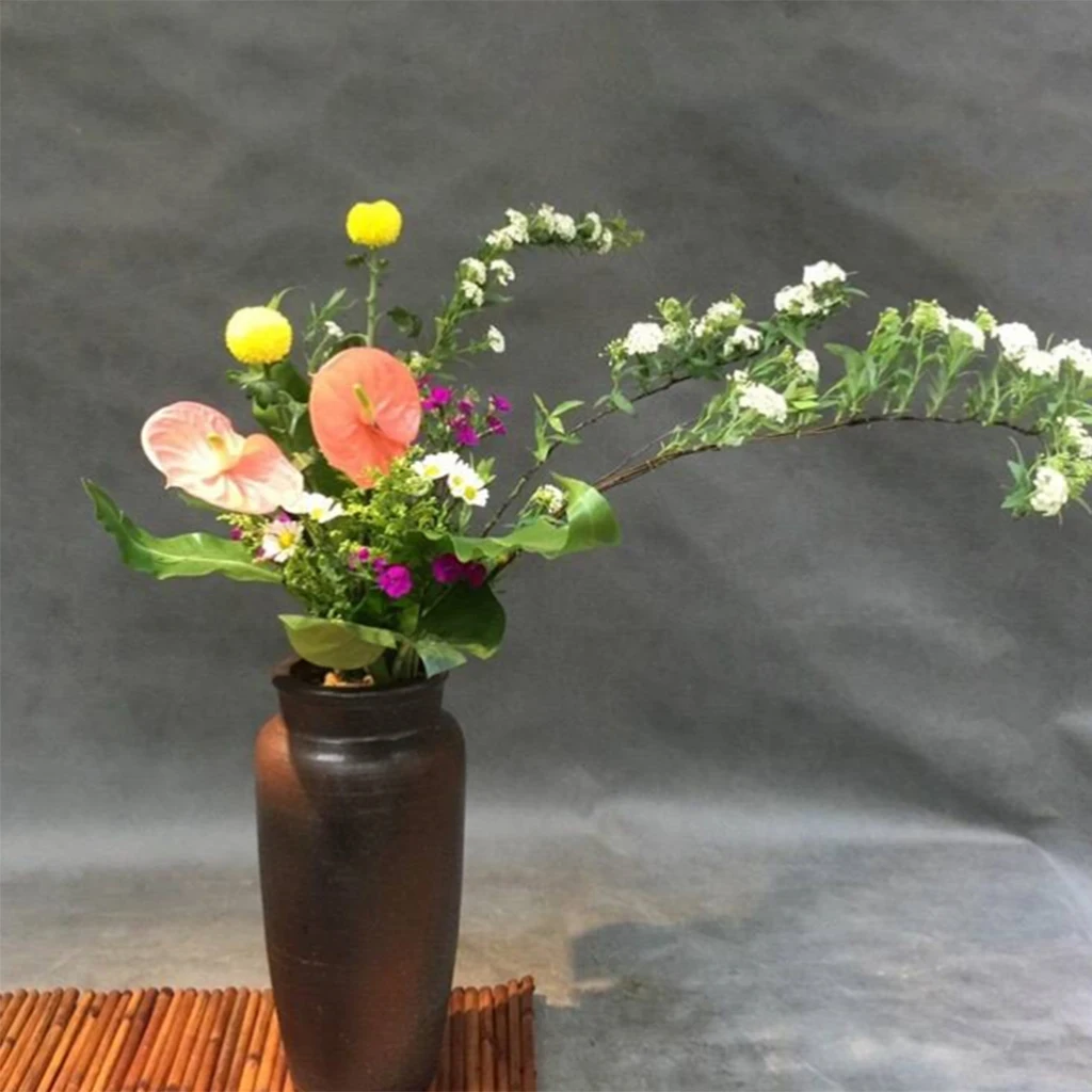 Adjustable Flower Arrangement Fixing Tool Ikebana Branch Fixer Stick Easy Modeling Branches Divider | Дом и сад