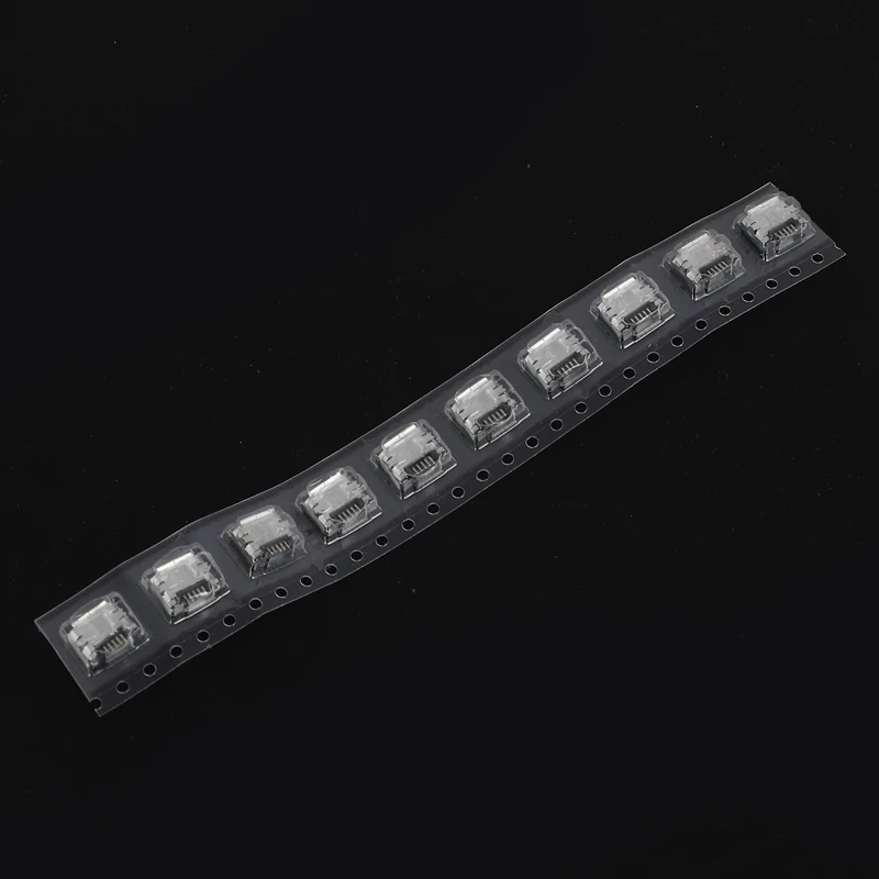 10 шт. Micro-USB Type B гнездовой 5Pin разъем 4 ножки SMT SMD для пайки | Строительство и ремонт