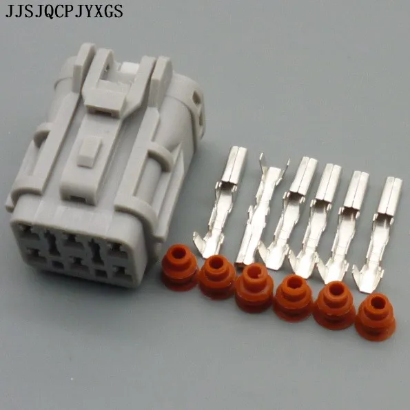 

JJSJQCPJYXGS Female 6 Pin 7123-7464-40 7222-7464-40 Automotive Connector Auto Light Lamp Socket Connector Tail Light Plug