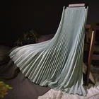 Женская плиссированная юбка с высокой талией, в винтажном стиле