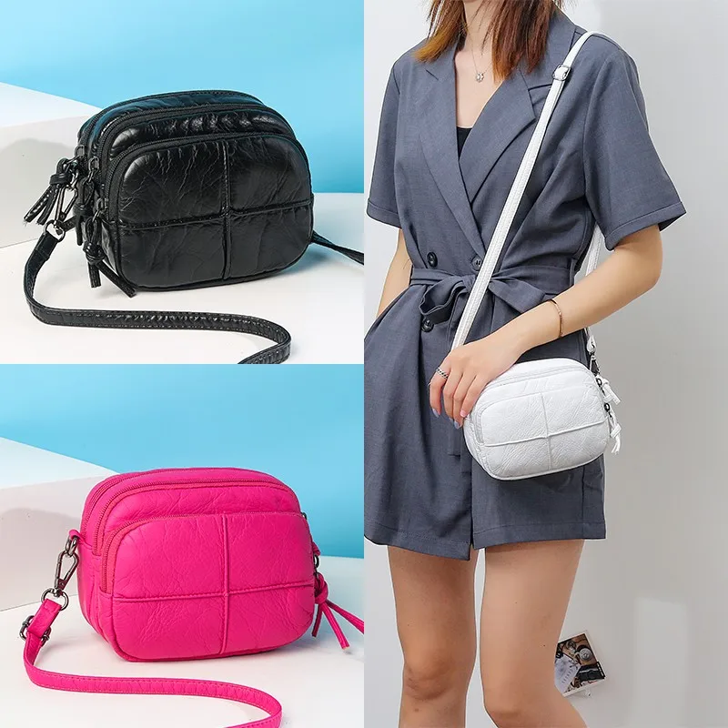 Сумка мессенджер Женская на каждый день саквояж кросс боди из мягкой