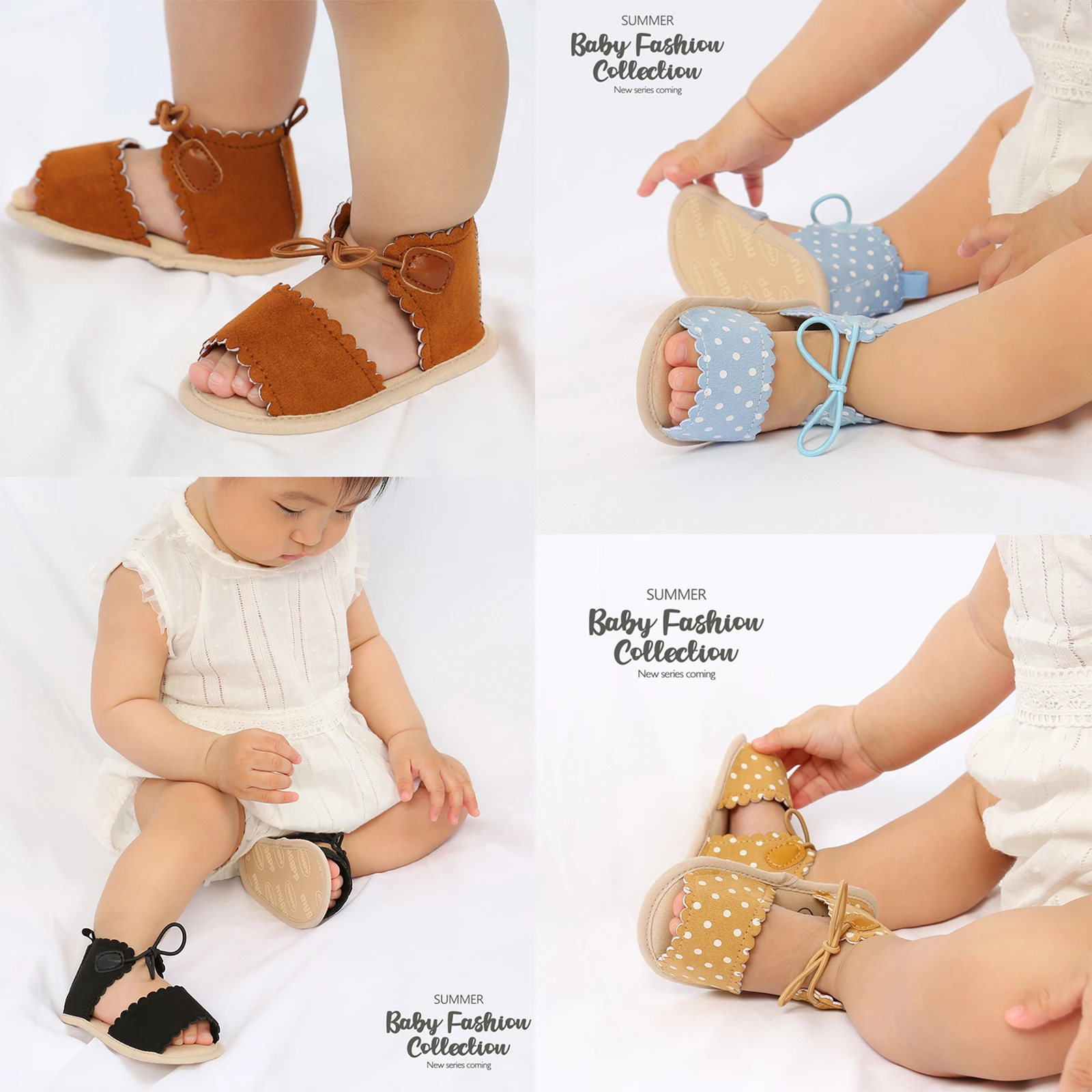 Босоножки в горошек с бантом для маленьких девочек босоножки принцессы