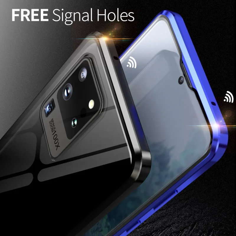 

Double Side Magnetic Case for Samsung Galaxy S20 Magnet Glass Phone Cover for Samsung Galaxy S20 Plus Ultra Case Coque