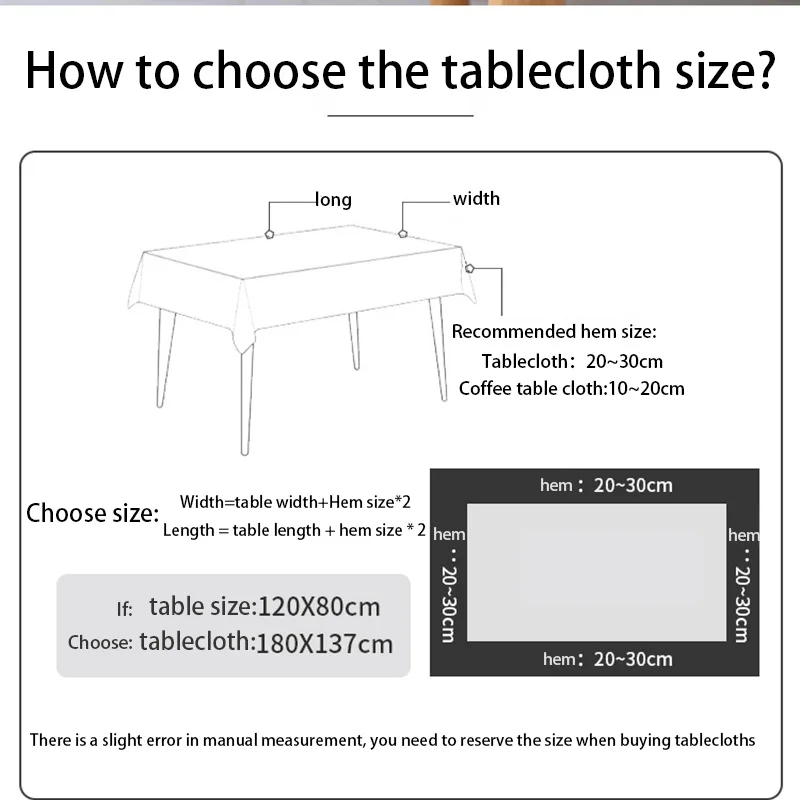 

Woven Table Cloth PVC Waterproof Oilproof Anti-pollution Tablecloth Kitchen Decorative Rectangular Coffee Cuisine Tablecloth Map