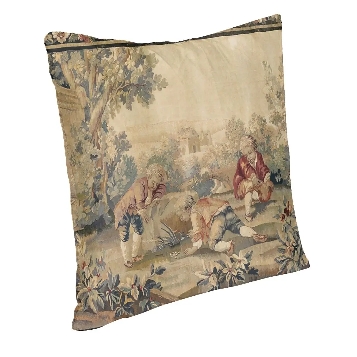 

Aubusson Antique French Tapestry Print Dakimakura Pillow Case Pillow Cover Pillow Cover Dakimakura Anime