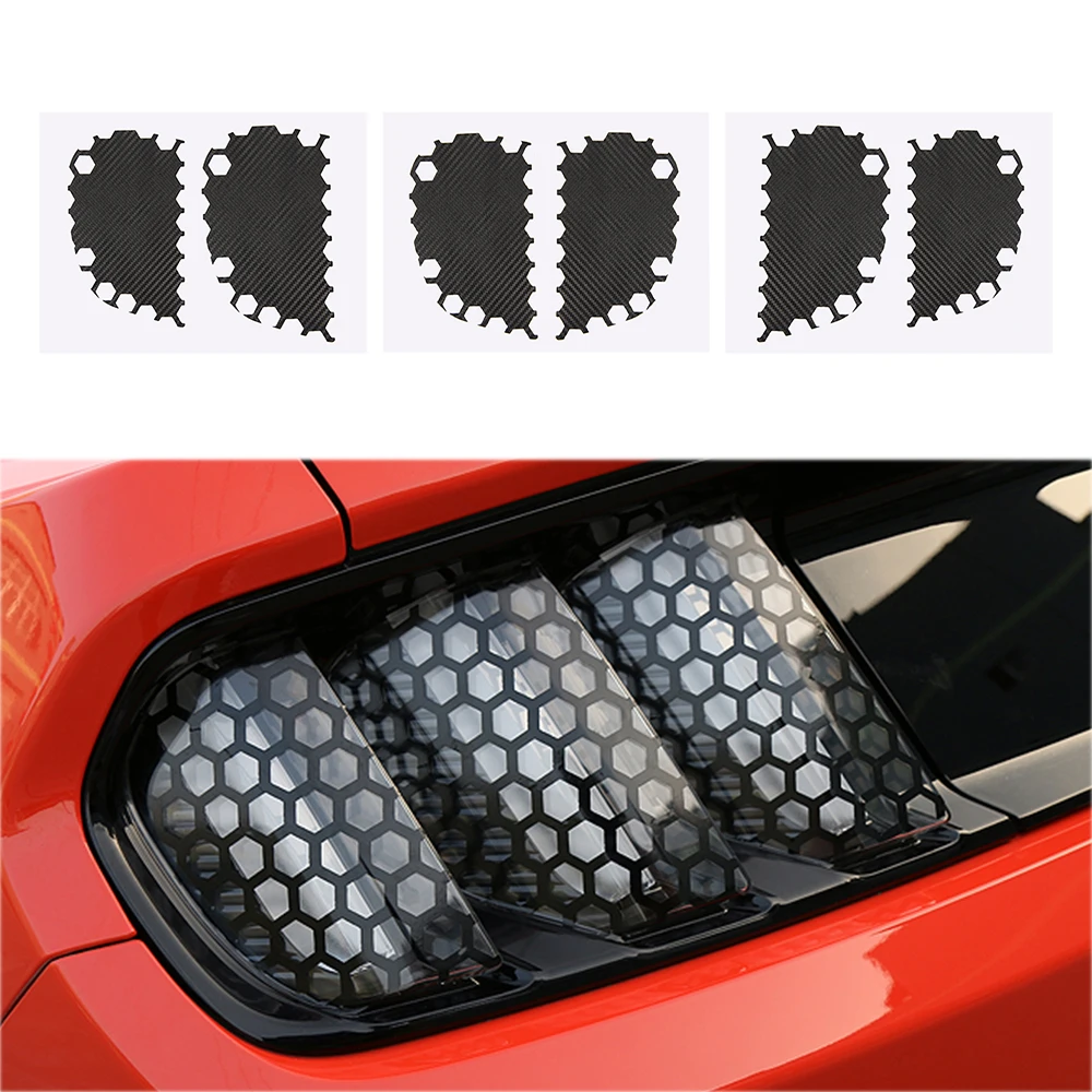 6 шт./компл. автомобиля задние светодиодные светильник Стикеры стайлинга