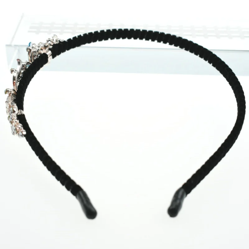 Корейские милые блестящие банты Стразы с цветами для девочек простой