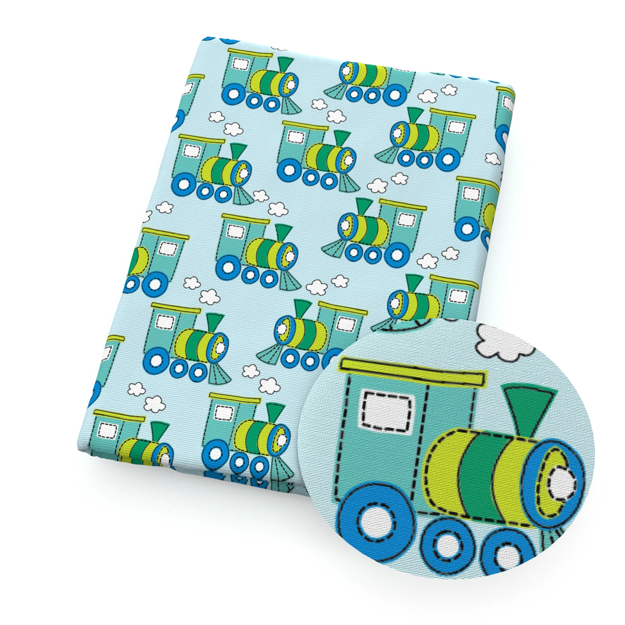 Машинки мультфильм полиэстер хлопок ткань шитье стеганые ткани рукоделие