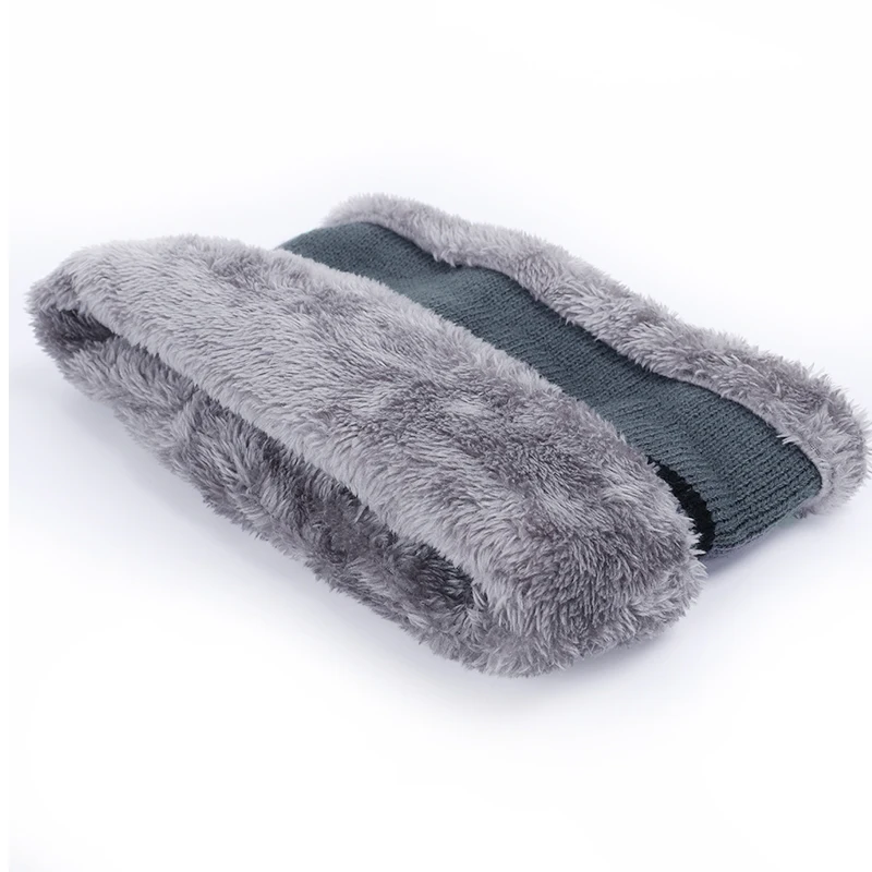 men's winter hat beanie cap High quality two piece fluffy Free shipping dropshiping 2019 new 2-piece set |