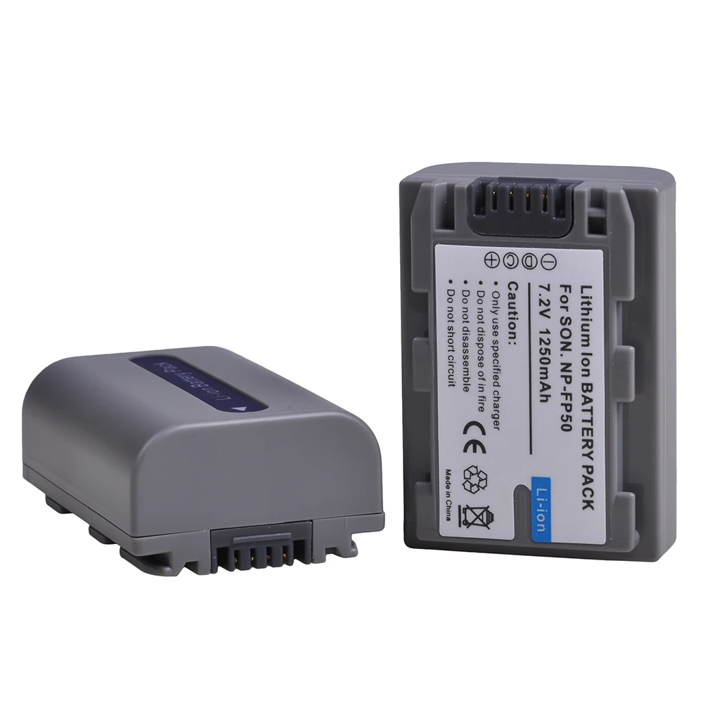 1250mAh NP FP50 аккумулятор и зарядное устройство для Sony NP-FP50 NP-FP30 DCR DVD103 DVD92E DCR-DVD92 DCR-DVD105 -