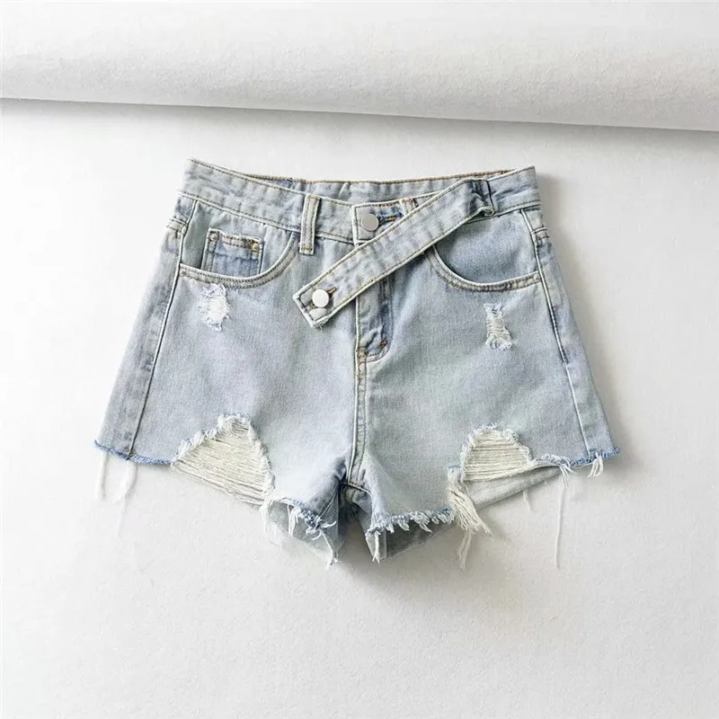 

Женские рваные джинсы, с высокой талией, с дырками, изысканные джинсы