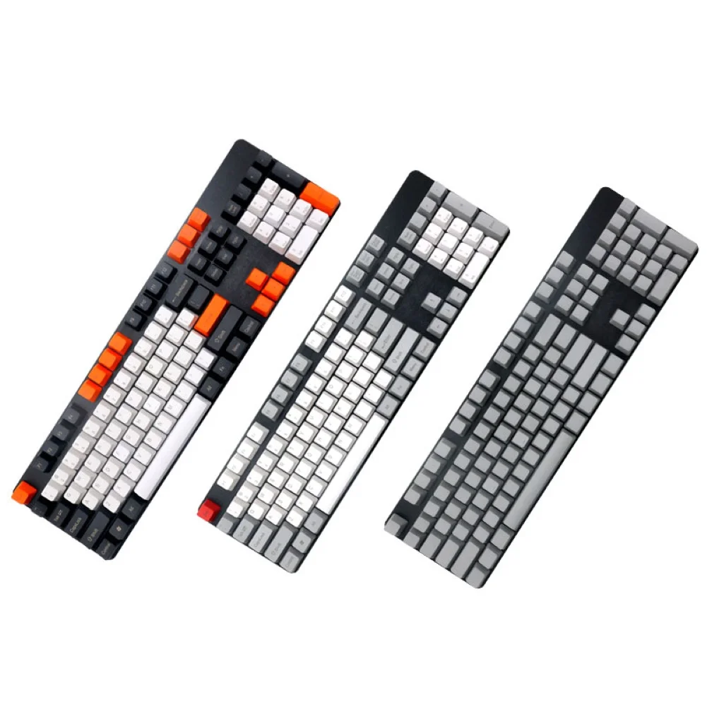 

Universal 108Pcs/Set PBT Color Matching Key Cap Keycaps for Cherry MX Mechanical Keyboard KeyCap Replace keyboard accessories