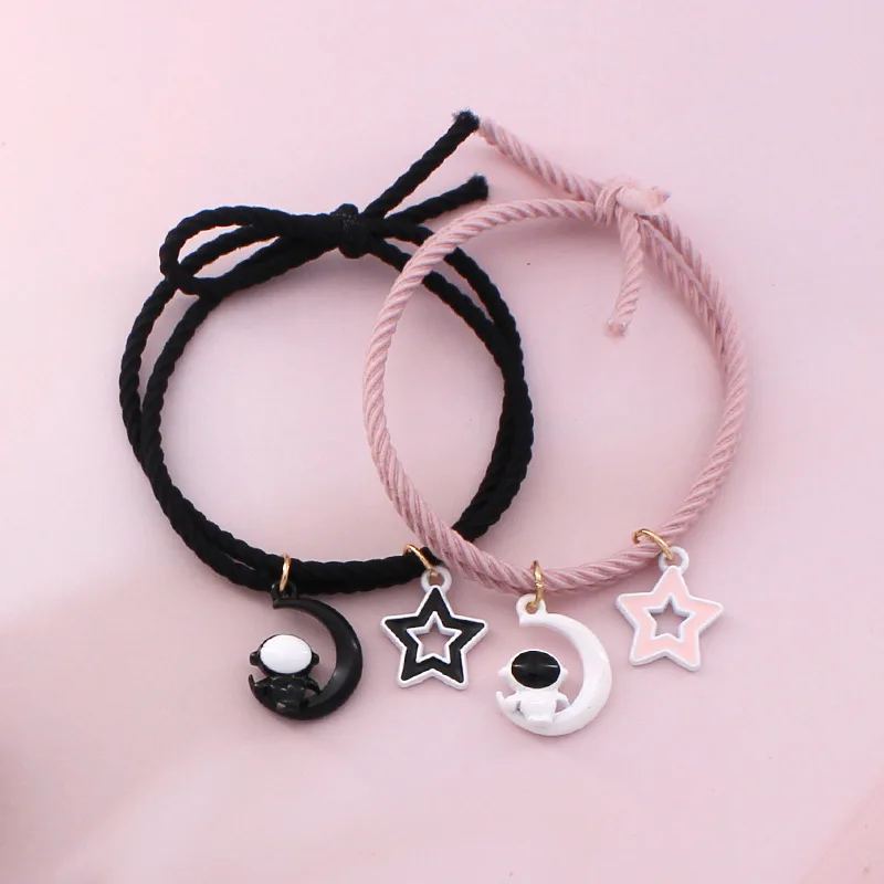 

Cartoon Astronaut Hair Scrunchies Hair Rope for Women Girls Ponytail Holder Hair Ties Elastic Hair Bands Hair Accessories