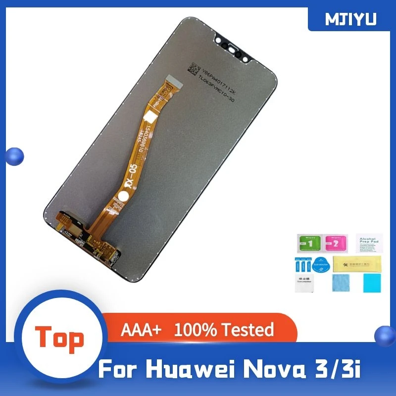 

Сенсорный ЖК-экран Huawei Nova 3/3i, дигитайзер, компонент 100%, прошел испытания качества AAA, подходит для Nova 3/3i +, инструмент