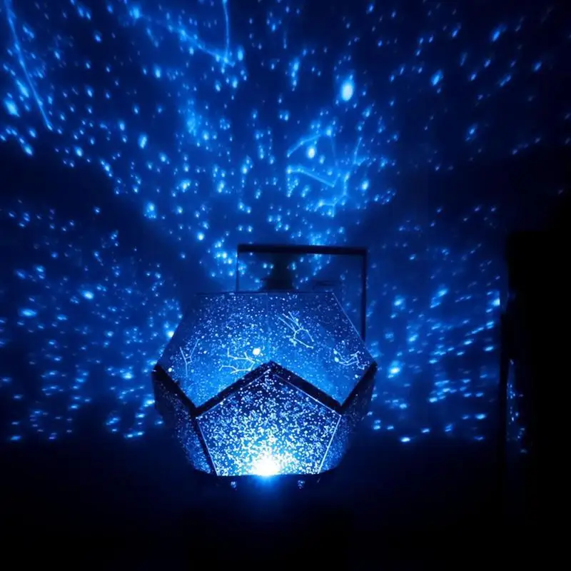 Romantic Planetarium Star Projector Night Light LED Projection Lamp For Home Planetarium Decoration Kids Bedroom Gift DIY Light