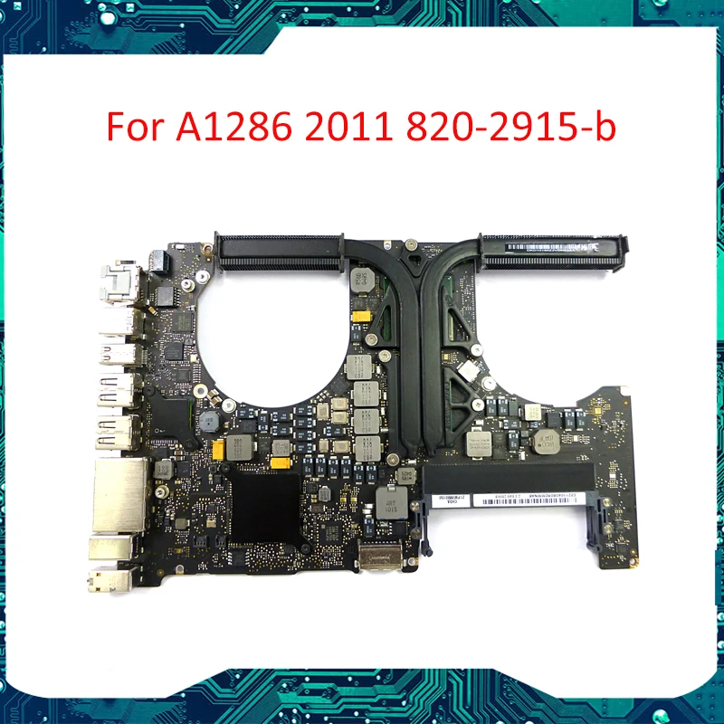 820 2915 b для MacBook Pro A1286 ранняя скорость 2011 MD322 2 5 ГГц стандартная логическая плата