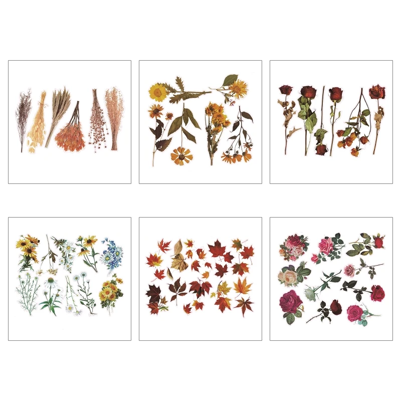 

Y4QB 10 Sheets Mixed Resin Stickers UV Epoxy Resin Mold Filling Decor DIY Art Crafts