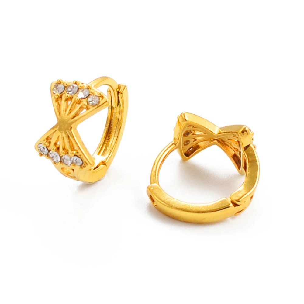 Серьги-гвоздики Anniyo маленького размера с камнями для женщин и детей Kisd девочек