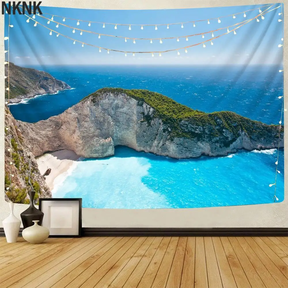 

NKNK Brand Natural Tapestry Ocean Tenture Mandala Mountain Tapestries Landscape Home Tapestrys Wall Hanging Boho decor Hippie