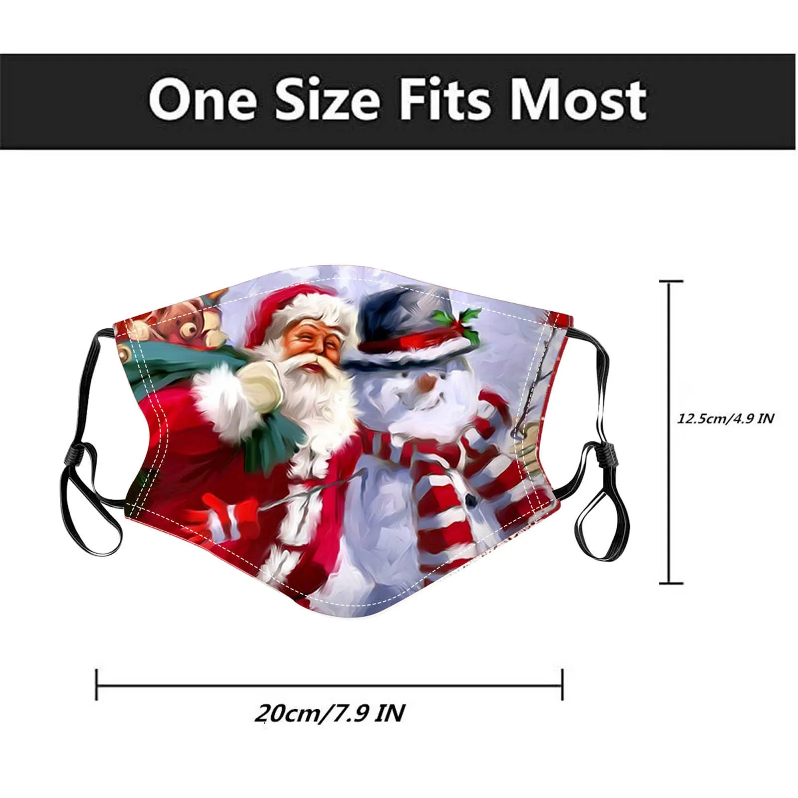 

10pc Cotton Mask Christmas Print mouth face Mask Anti PM2.5 dust Mouth Mask masque mascarillas adultos tapabocas mondkapjes