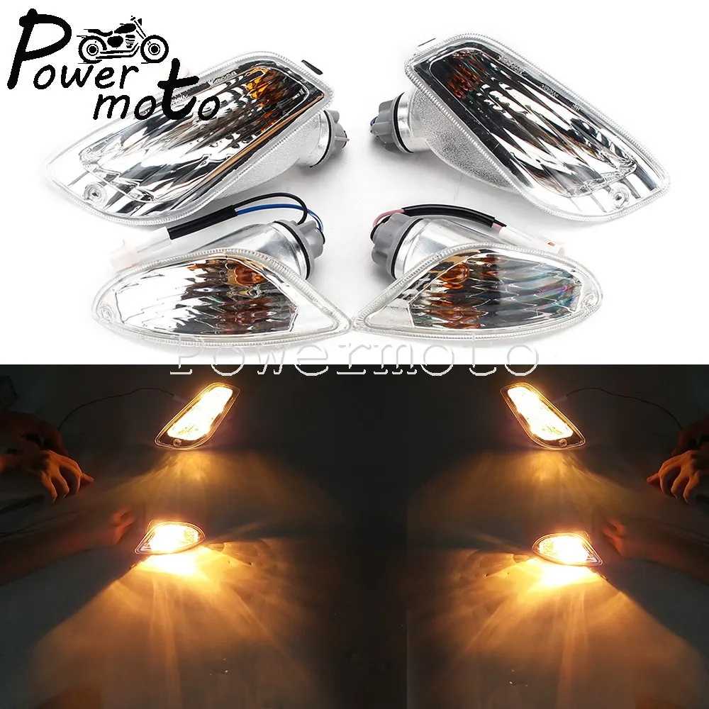 2 Pairs Flashing Lamp For Vespa Piaggio LX 50 125 150 2-Takt 4-Takt / Scooter Front Rear Turn Signal Lights Indicator Blinker | - Фото №1