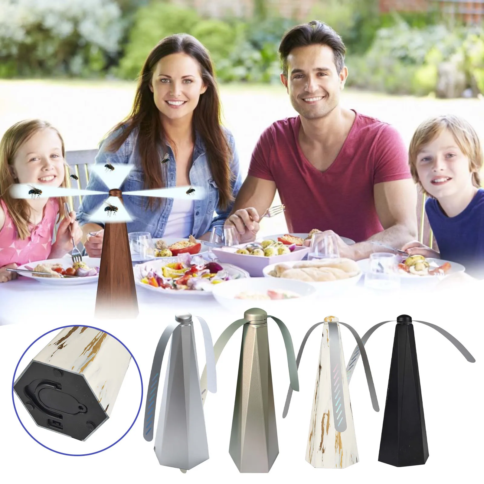 Автоматический настольный Пропеллер для уничтожения насекомых ловушка и