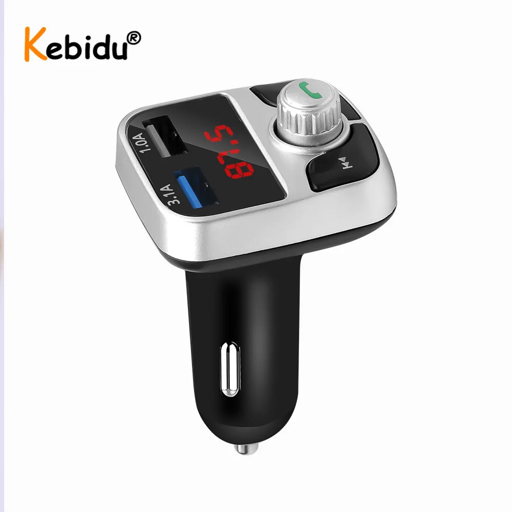 Dual USB 3.1A зарядное устройство для телефона Bluetooth 4 2 FM передатчик модулятор
