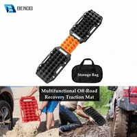 multifunctional recovery traction mat for 4x4 atv suv off road boards with jack lift base mud sand snow emergency tire ladders