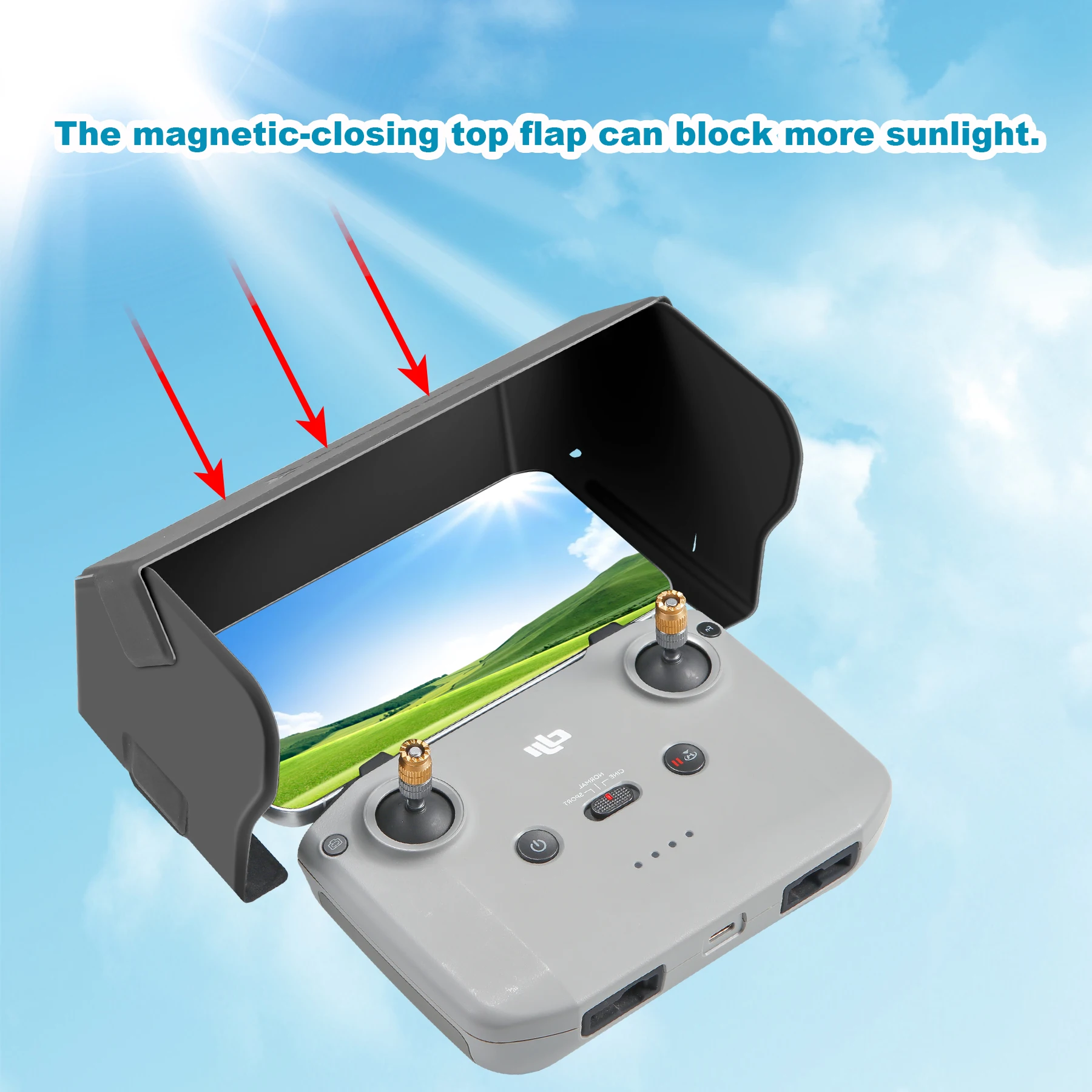 Пульт дистанционного управления Sunhood Cover для DJI Mini 2 Sun Shade Phone Monitor 3 Mavic Air 2/2S Control ler